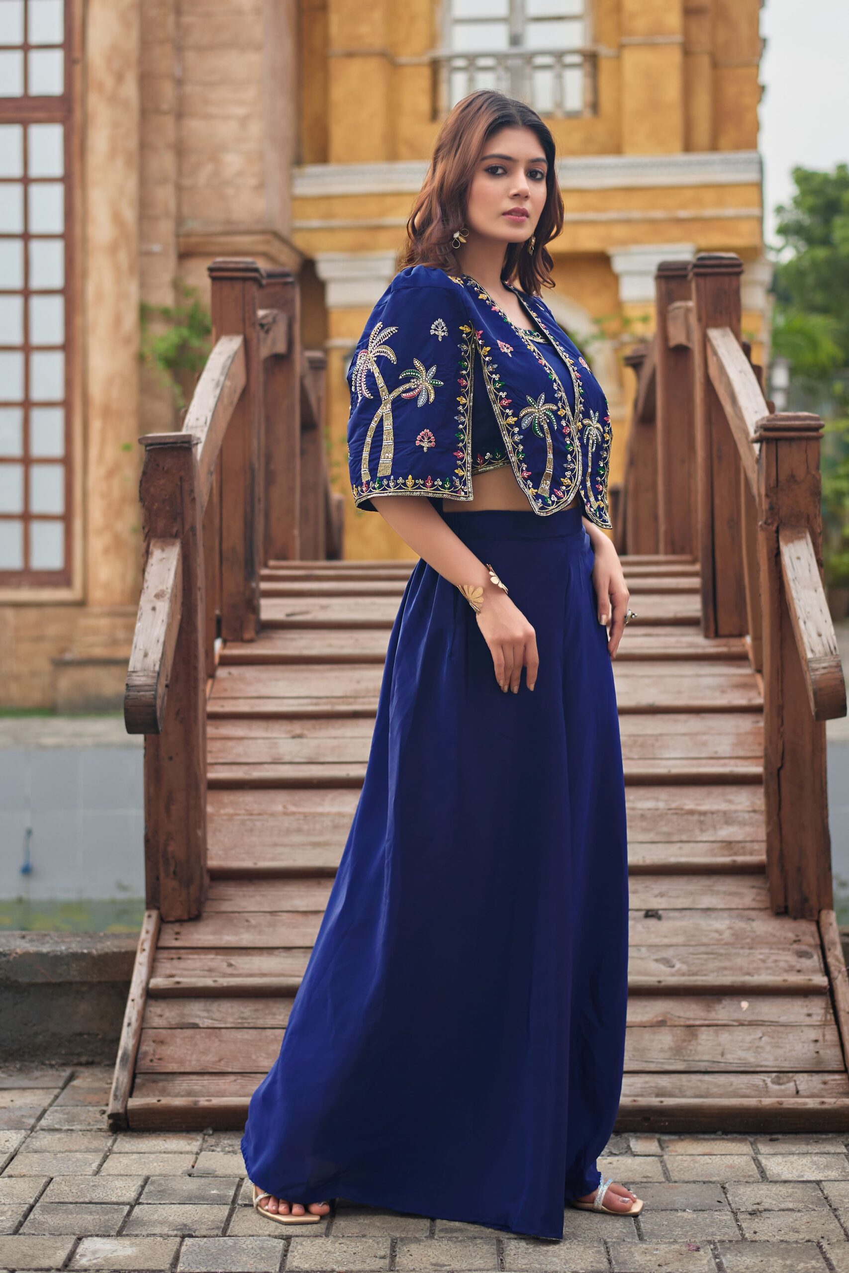 koti-plazo-blouse-blue-3pc-marridge-function-part-festival-occasion-trending-design-outfit