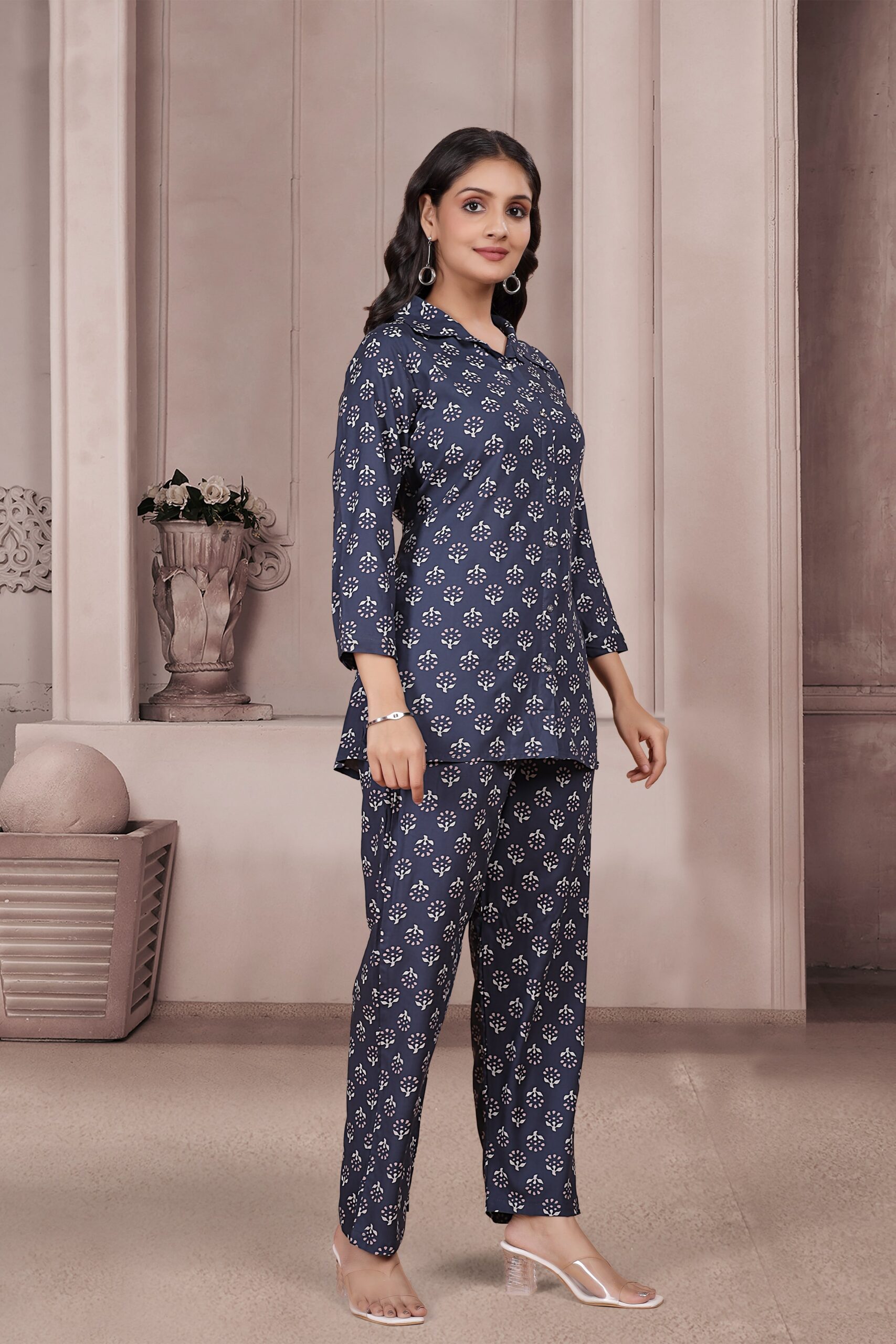 blue-cord-set-100%-export-quality-rayon-for casual-party-regular-wear-function-diwali-4