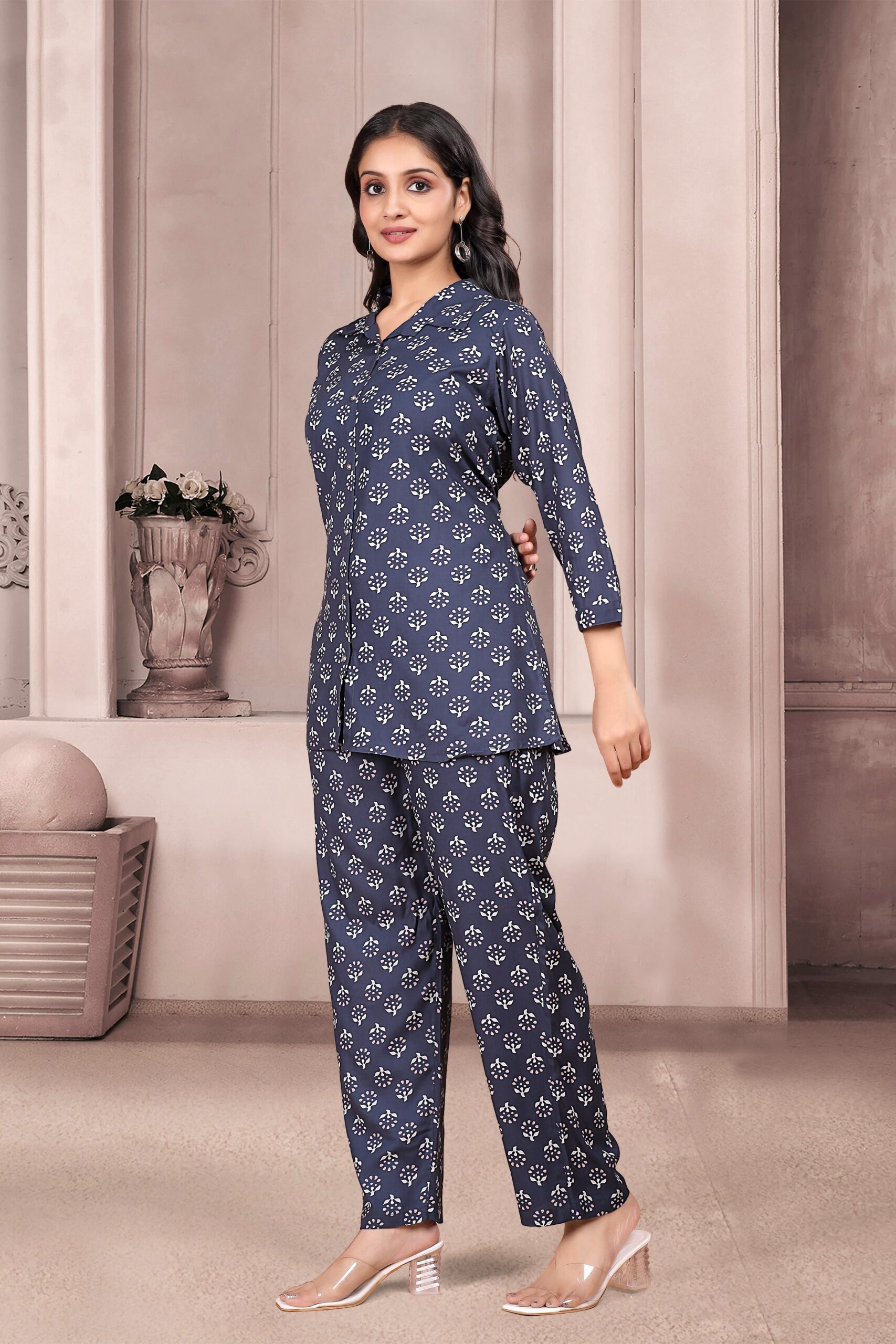 blue-cord-set-100%-export-quality-rayon-for casual-party-regular-wear-function-diwali-5