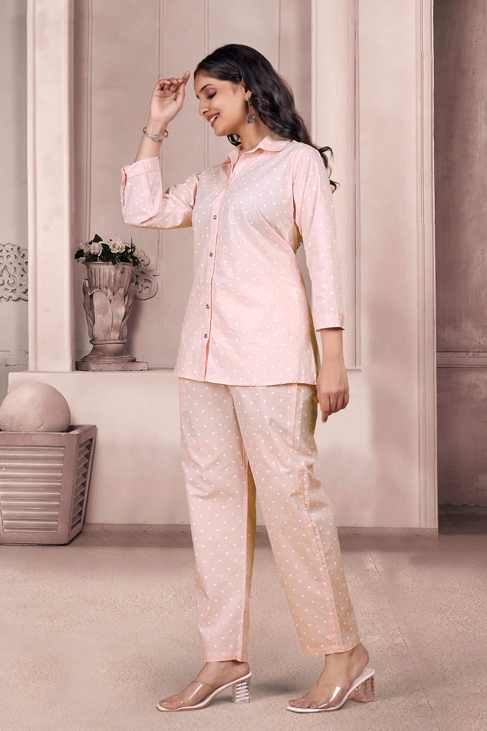 pink-cord-set-100-export-quality-cotton-for-casual-party-regular-wear-function-diwali