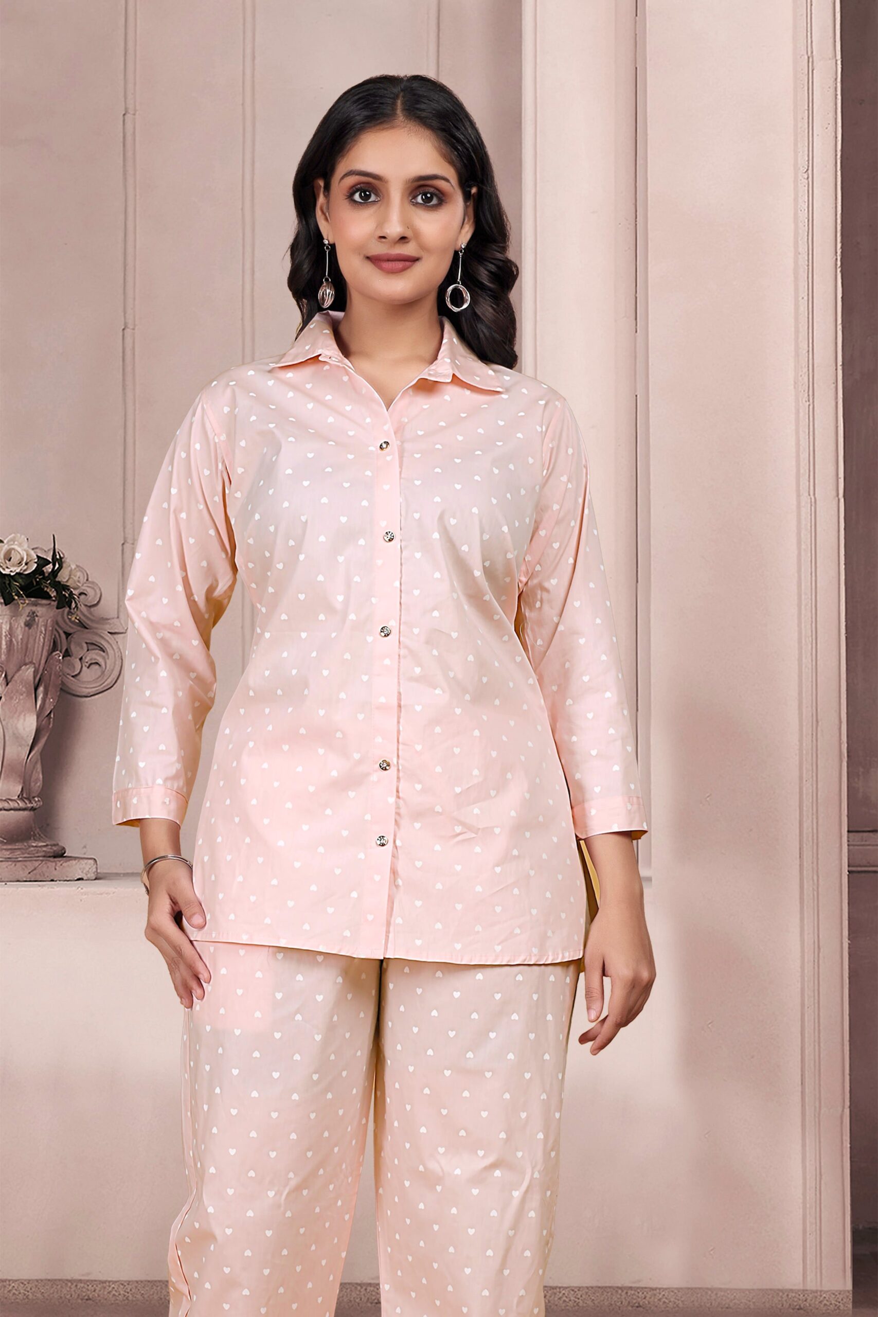pink-cord-set-100-export-quality-cotton-for-casual-party-regular-wear-function-diwali